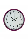 Mey İthalat® 36 Cm Pembe Dekoratif Duvar Saati