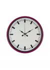 Mey İthalat® 36 Cm Pembe Dekoratif Duvar Saati