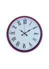 Mey İthalat® 36 Cm Pembe Roma Rakamlı Duvar Saati