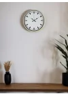 Mey İthalat® 36 Cm Sade Dekoratif Duvar Saati