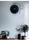 Mey İthalat® 36 Cm Sade Dekoratif Duvar Saati