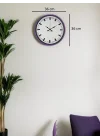 Mey İthalat® 36 Cm Sade Standart Duvar Saati