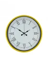 Mey İthalat® 36 Cm Sarı Dekoratif Duvar Saati