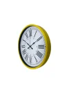 Mey İthalat® 36 Cm Sarı Standart Duvar Saati