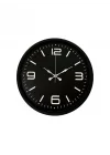 Mey İthalat® 36 Cm Siyah Dekoratif Duvar Saati
