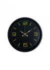Mey İthalat® 36 Cm Siyah Modern Duvar Saati