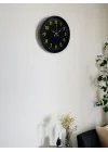 Mey İthalat® 36 Cm Siyah Standart Duvar Saati