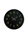 Mey İthalat® 36 Cm Siyah Standart Duvar Saati