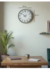 Mey İthalat® 36 Cm Standart Krem Duvar Saati