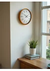 Mey İthalat® 36 Cm Turuncu Roma Rakamlı Duvar Saati