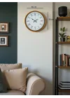 Mey İthalat® 36 Cm Turuncu Roma Rakamlı Duvar Saati