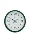 Mey İthalat® 36 Cm Yeşil Modern Dekoratif Duvar Saati