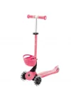Mey İthalat® 360 Scooter (Işıklı) Koyu Pastel Pembe