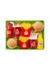 Mey İthalat® 39164 HAMBURGER TEPSİ ÇİFT PORSİYON