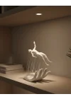 Mey İthalat® 3D El Üzerinde İnsan Figürü Beyaz Minimal Masa Üstü Dekor