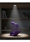 Mey İthalat® 3D El Üzerinde İnsan Figürü Mor Soyut Tasarım Dekor Biblo