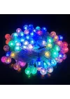 Mey İthalat® 3m 20 Led Kristal Top RGB Pilli