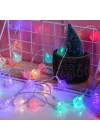 Mey İthalat® 3m 20 Led Kristal Top RGB Pilli
