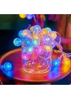 Mey İthalat® 3m 20 Led Kristal Top RGB Pilli
