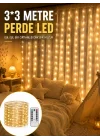 Mey İthalat® 3x3 Metre Perde LED Işık – Parti ve Bahçe Dekorasyonu Yeni Nesil