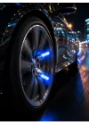 Mey İthalat® 4lü Araç Sibop LED Işığı Otomatik Açılan Lastik Işığı Seti
