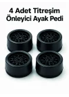 Mey İthalat® 4lü Set Çamaşır Makinesi Titreşim Önleyici Ped
