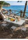 Mey İthalat® 4 TABURELİ KAMP MASASI SETİ