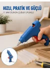 Mey İthalat® 40W Sıcak Silikon Tabancası 5 Silikon Hediyeli Dayanıklı Tasarım Yeni Nesil