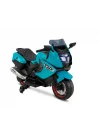 Mey İthalat® 438A XMX-316 Ledli Akülü Motor 12 Volt Turkuaz