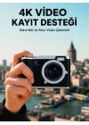 Mey İthalat® 48 MP Dijital Kamera 4K Video Çekim Özellikli Kompakt Tasarım
