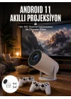 Mey İthalat® 4K Wireless Çift Kollu Kumandalı Oyun Projeksiyonu Retro Video Oyunu Yeni Nesil