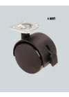Mey İthalat® 4’lü Kilitli Tekerlek Ayak 4 cm Sessiz ve Dayanıklı