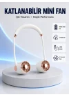 Mey İthalat® 5 Kanatlı Sessiz Mini Fan 3 Vitesli Katlanabilir Asılabilir