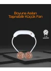 Mey İthalat® 5 Kanatlı Sessiz Mini Fan 3 Vitesli Katlanabilir Asılabilir
