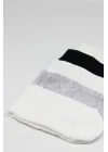 Mey İthalat®   5li Penye Soket Kutulu Basic Çorap 10131 Gri