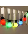 Mey İthalat® 5 Metre 28 LED Fişli RGB Mini Top LED