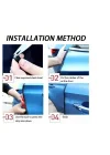 Mey İthalat® 5 Metre Araba Kapı Kenar Koruma Şeridi