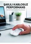 Mey İthalat® 5000 DPI Bluetooth Kablosuz Mouse Hafif Ergonomik Sessiz Wireless Fare