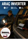 Mey İthalat® 500W Araç İnverter Aküden Priz Dönüştürücü