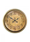 Mey İthalat® 52 cm Eskitme Metal Retro Duvar Saati