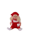 Mey İthalat® 5214 60 CM TRİKOLU TULUMLU SAÇLI BÜYÜK BEBEK