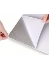 Mey İthalat® 6 Adet Yapışkanlı Beyaz Mermer Desenli Sticker 30x30 cm