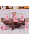 Mey İthalat® 6lı Ufak Atlı Karınca Açık Pembe