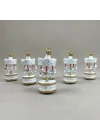 Mey İthalat® 6lı Ufak Atlı Karınca Gold-Beyaz