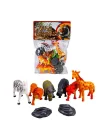 Mey İthalat® 6 lı Vahşi Hayvanlar Figür Seti