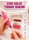 Mey İthalat® 6 Uçlu Elektrikli Manikür Pedikür Seti Yeni Nesil