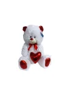 Mey İthalat® 62503 Peluş 50 cm Parlak Kalpli Ayı