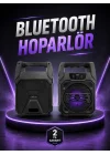 Mey İthalat® 6.5 İnç Kablosuz Hoparlör Bluetooth Bağlantılı Yüksek Ses