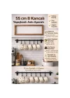 Mey İthalat® 8 Kancalı Yapışkanlı Askı Aparatı