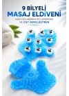 Mey İthalat® 9 BİLYELİ MASAJ ELDİVENİ KAN DOLAŞIMINI HIZLANDIRAN VE CİLT GENÇLEŞTİREN